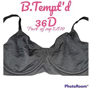 👽B.Tempt'd 36D Black bra